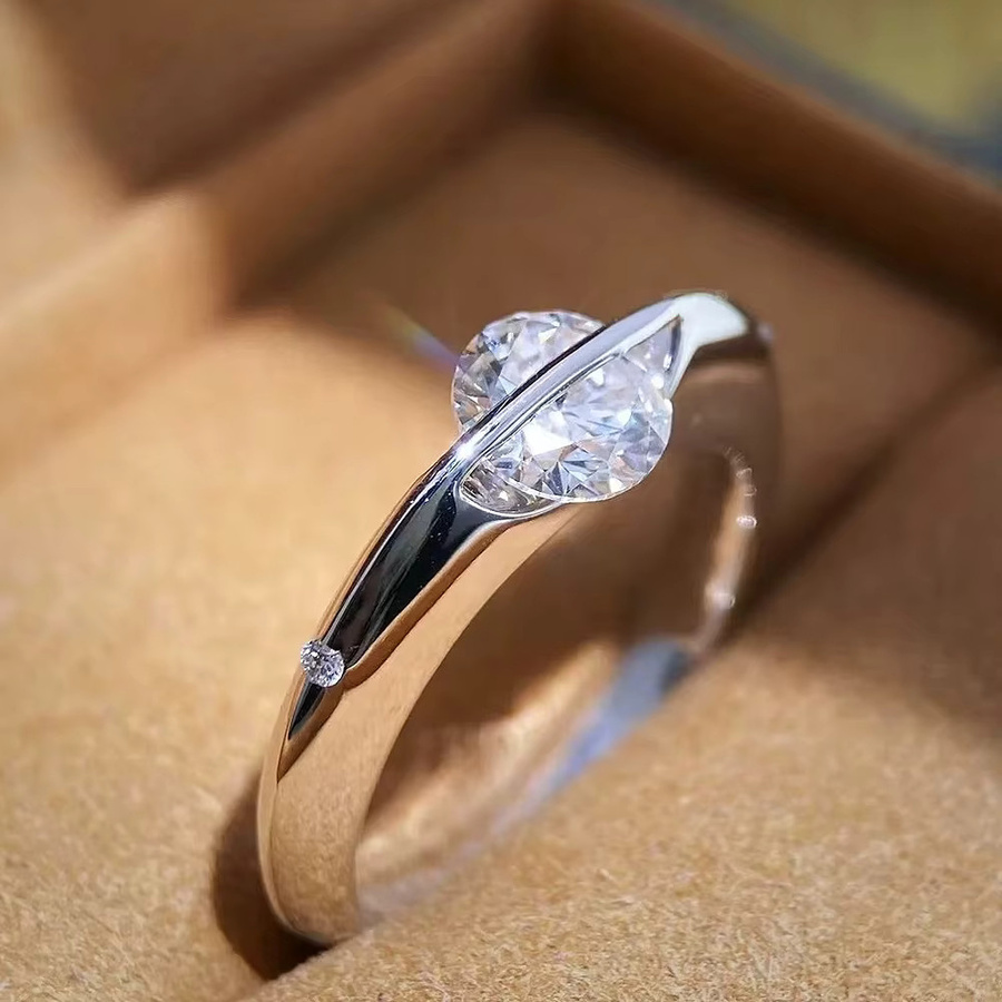 KUTPF Ehering, 925 Silber, Diamant, Damen - Bild 2