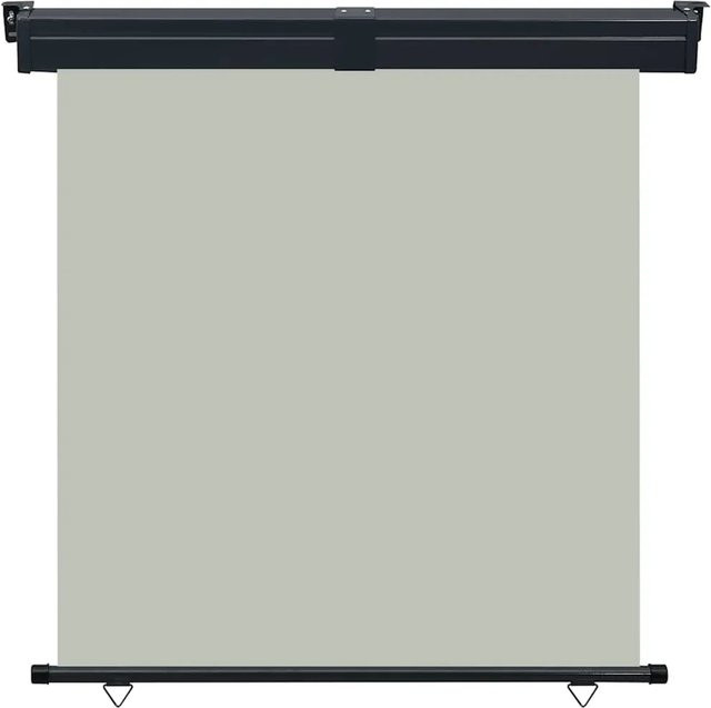 Furnicato Balkon-Seitenmarkise aus Polyester in Grau, B/H: 175 x 250 cm - Bild 1