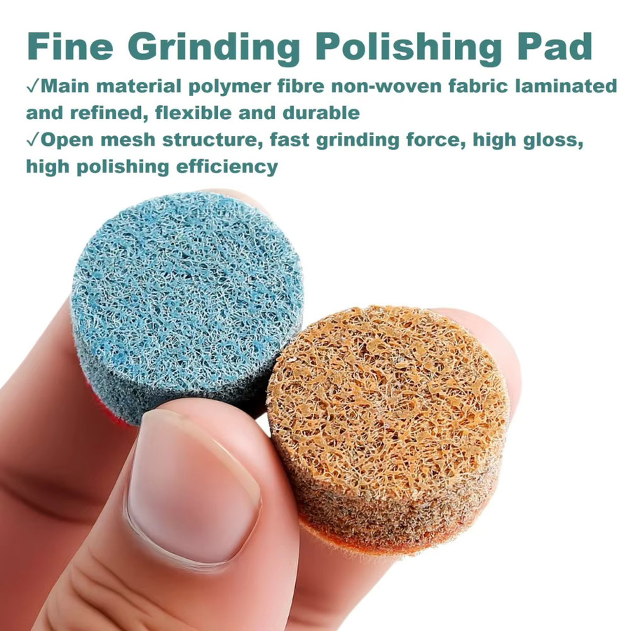 Okerqi Schwamm-Polierpads-Set in Multicolor mit 2,5 mm Schaft für Granit, Jade, Marmor und Beton, 25 mm Durchmesser, für Nass- und Trockenpolieren - Bild 5