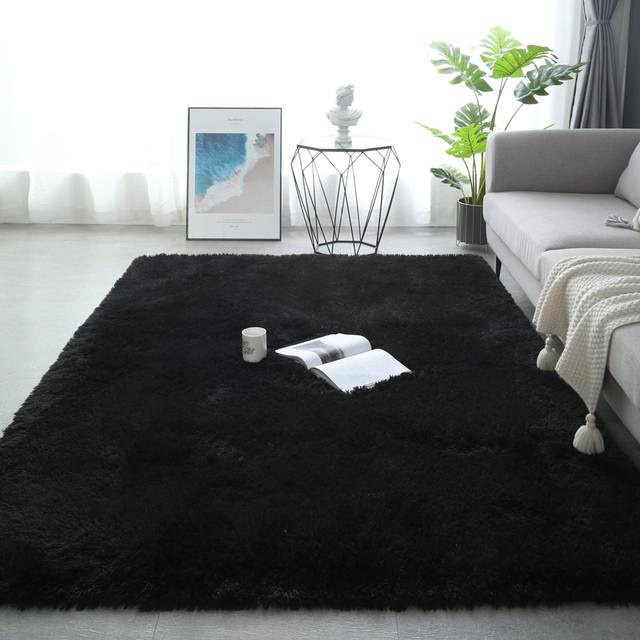 Flauschiger Teppich von Yiran Furniture in Rosa, rutschfest und weich für Wohnzimmer oder Schlafzimmer, B/T: 80 x 160 cm - Bild 1