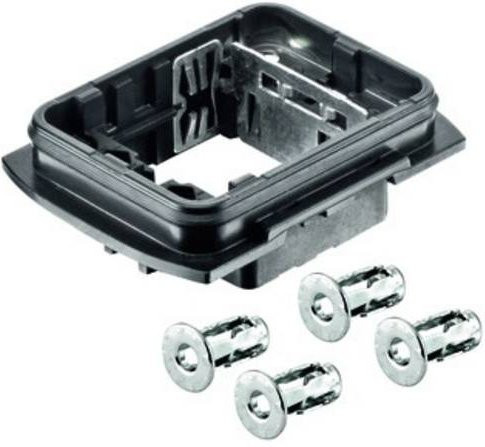 Harting Anbaugehäuse Han in Schwarz, Baugröße 11133000302 - Bild 1
