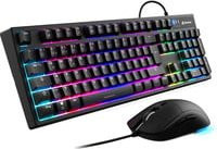 Sharkoon SKILLER SGB15 Desktop-Set mit Membran-Tastatur in Schwarz (QWERTZ DE) - Bild 1