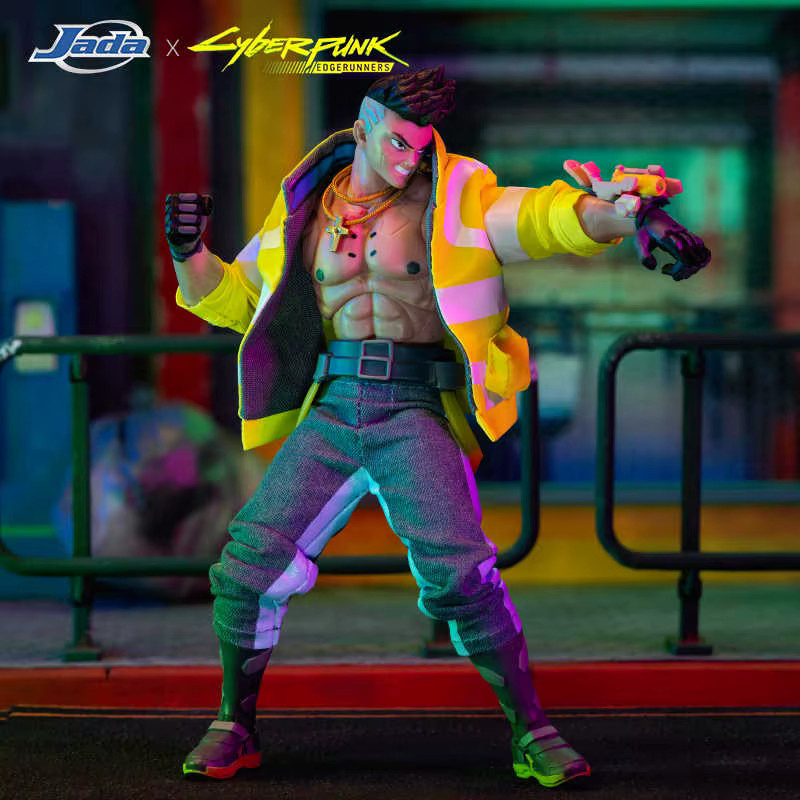 Jada Cyberpunk Edgerunners Anime Figur David Martinez und Lucyna Kushinada Action Figur Modell in Multicolor - Bild 3