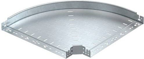 OBO Bettermann Bogen aus Metall in Silber, Breite: 500 mm, Höhe: 60 mm - Bild 1