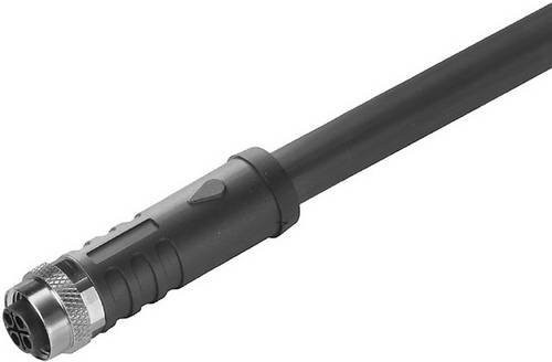 Weidmüller Sensor-Aktor-Steckverbinder Buchse, 3-polig, schwarz, Länge: 3,00 m - Bild 1