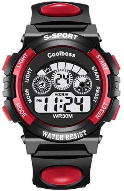 Cozyoutfit Digitaluhr, Silikon Armband, rot, Kinder - Bild 1