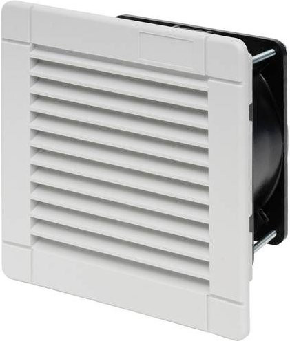 Finder Schaltschrank-Lüfter 7F.70.9.024.2055 EMV 24 V/DC 9W, Farbe: Weiß, B/H/T: 15,0 x 15,0 x 7,65 cm - Bild 1