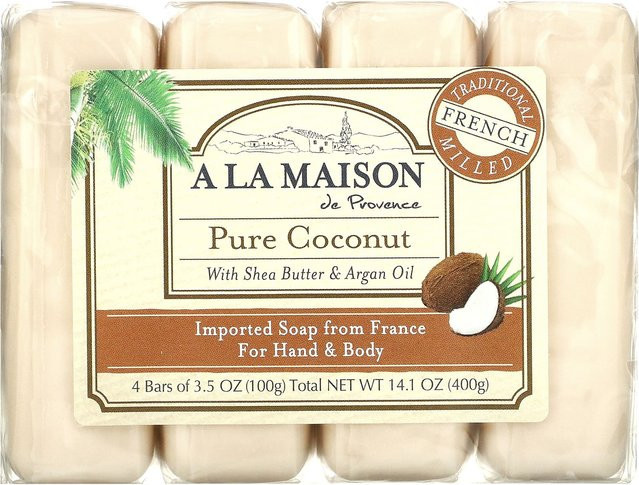 A La Maison de Provence Hand- und Körperseife, Kokosnuss, Sheabutter, Arganöl - Bild 1