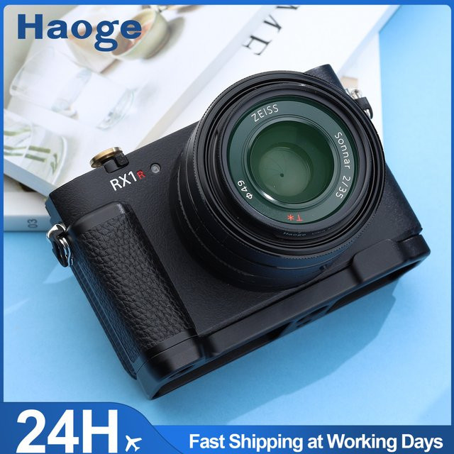 Haoge HG-RX1RIII Rutschfester Kamerahalterungshalter Handgriff in Schwarz für Sony Cyber-shot DSC-RX1R III, RX1RM3, RX1RIII - Bild 1
