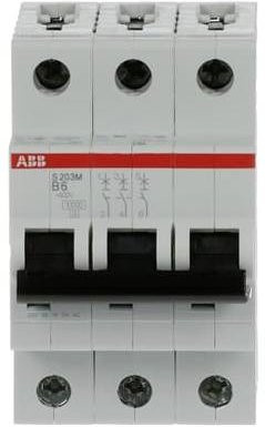 ABB S203M-B6 Leitungsschutzschalter 6A 400V 2CDS273001R0065 - Bild 1
