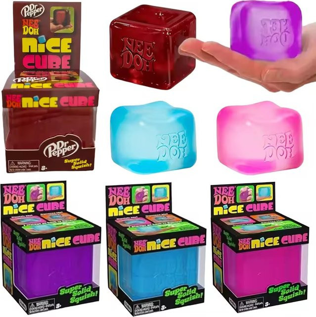 Nee Doh Würfel Quetschspielzeug, Weiches Gel-Fidget-Spielzeug - Bild 1