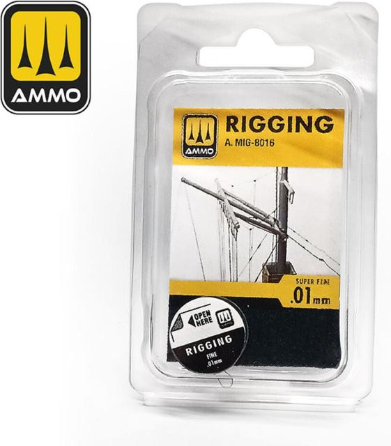 AMMO by MIG Jimenez Rigging - Super Fine 0,01mm, Zubehör - Bild 1