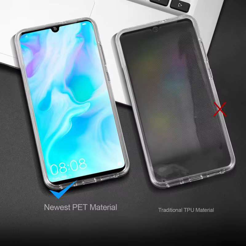 Transparente 360-Grad Handyhülle für Huawei P30 Lite, P20, P40 Pro, Mate 10, Mate 20 Lite, Honor 8X, 9X, 20 Pro und P Smart 2020/2021 - Bild 2