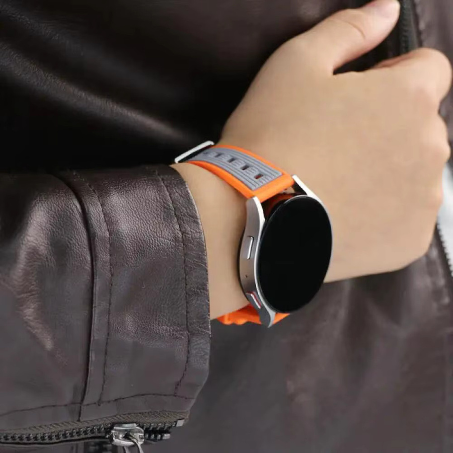 Huawei Uhrenarmband Silikon, orange, Unisex - Bild 2