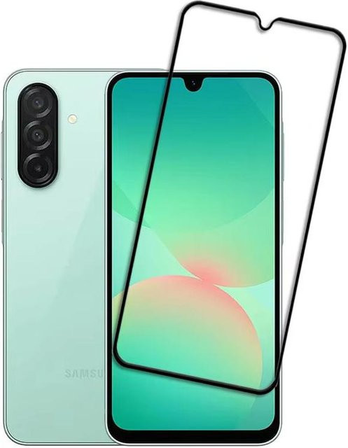 Displayschutz aus gehärtetem Glas für Samsung Galaxy A14 A15 A16 A17 A37 A57 A56 A30S in Schwarz - Bild 1