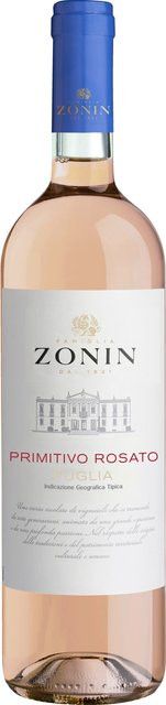 Zonin Primitivo Roséwein, Italien, 2024, trocken, 0,75 l - Bild 1