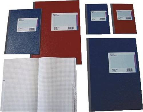 König & Ebhardt Notizbuch Kladde, Hardcover, Rot, kariert, DIN A6, 96 Blatt - Bild 1
