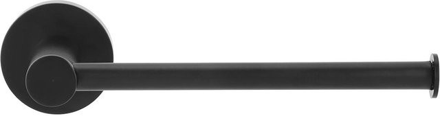 TOMTOP JMS Wandmontiertes Stanzregal aus Edelstahl als Toilettenpapierhalter und Tissue-Ablage in Schwarz und Grau - Bild 1