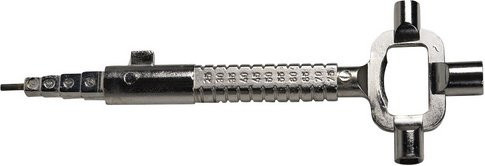 ALPERTEC Universalschlüssel aus Eisen in Silber - Bild 1