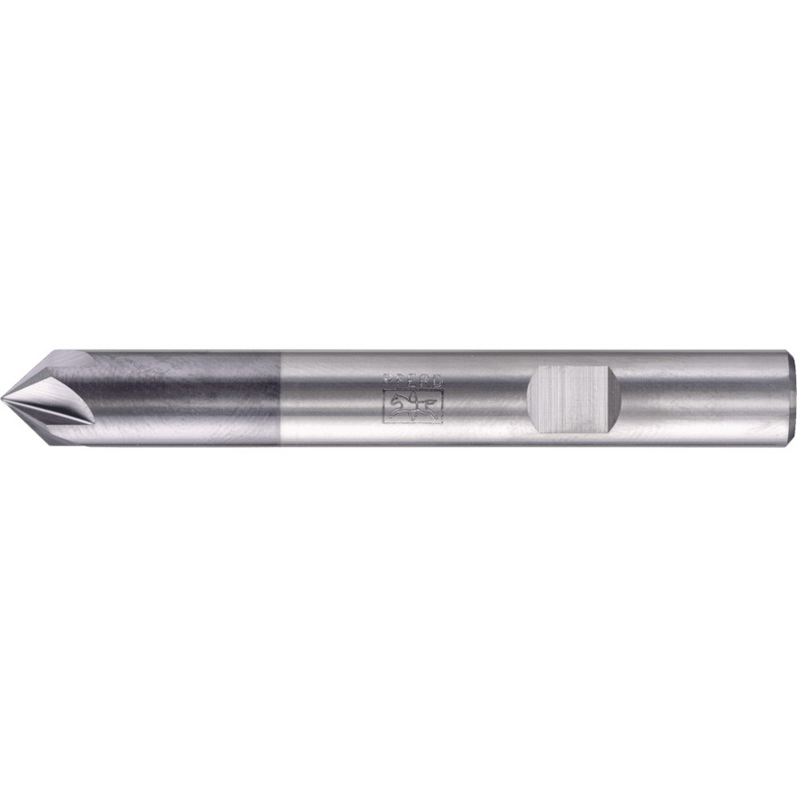 PFERD TOOLS VHM Entgratfräser Universal Line mit 5 Schneiden, 90 Grad, Ø 8 mm, TiAlN Beschichtung, Farbe: Silber - Bild 1