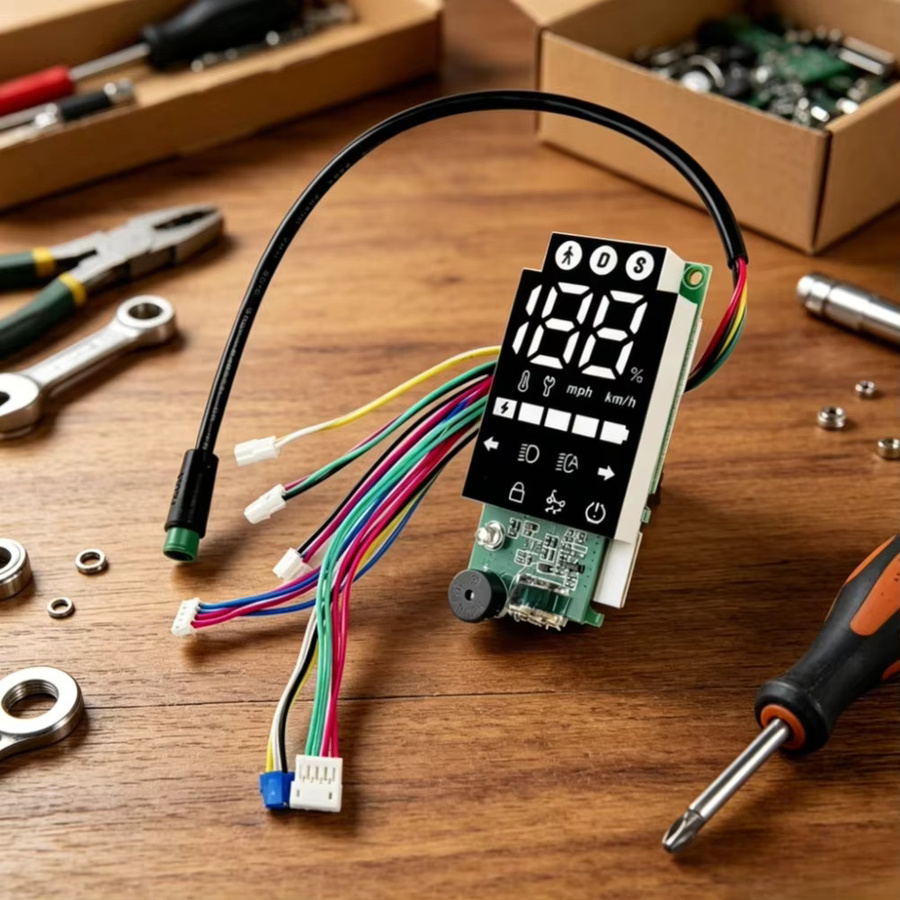 Xiaomi Ersatz-Display-Panel für den Elektroroller 5 Max mit Instrumentenanzeige und Geschwindigkeitsanzeige - Bild 3