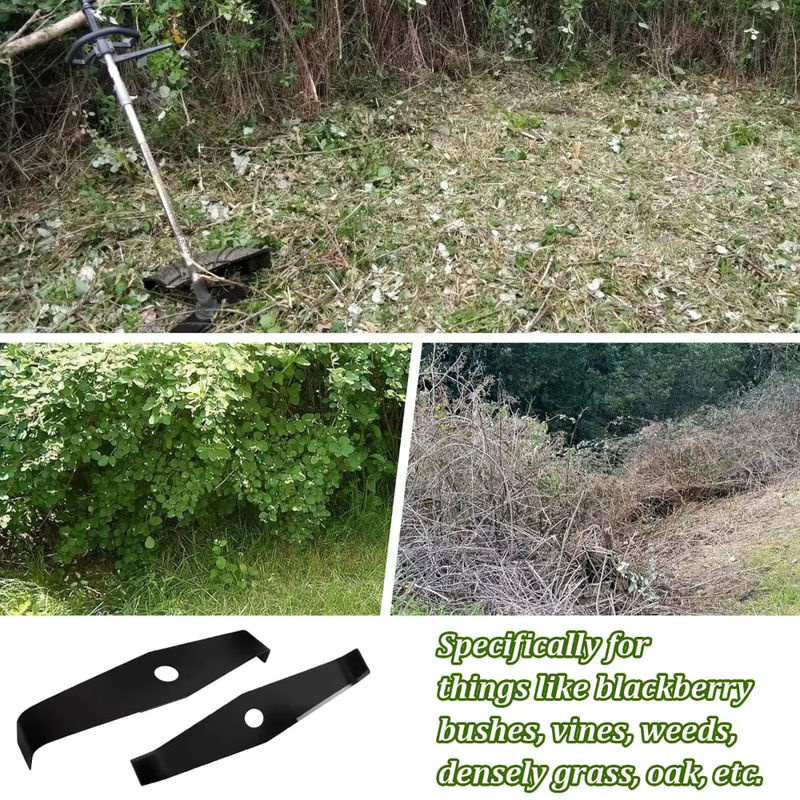Ninth World 2T Universal Thicken Trimmer Klinge für Strimmer und Freischneider mit 2 Zähnen - Bild 6