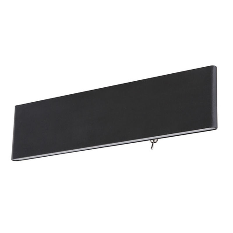 Globo LED-Wandleuchte Siegfried in Schwarz mit modernem Design, B/H: 29,5 x 8 cm - Bild 2