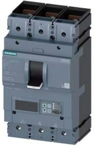 Siemens 3VA2450-5JQ32-0AA0 Leistungsschalter in Grau mit einem Einstellbereich von 200 - 500A und einer maximalen Schaltspannung von 690 V/AC - Bild 1