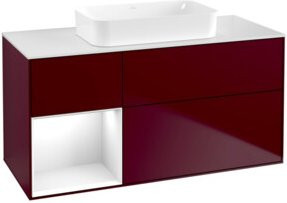 V&B Waschtischunterschrank Finion in Weiß Matt, B/T: 120 x 60 cm - Bild 1