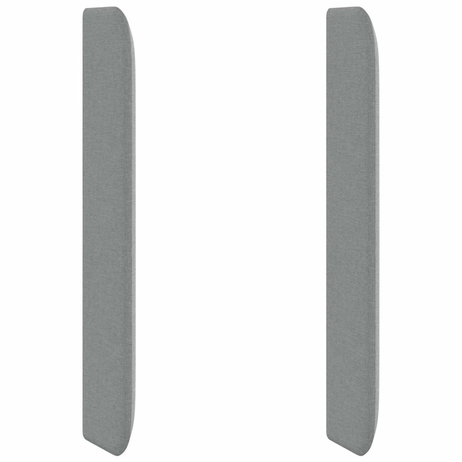 vidaXL Kopfteil Ohr Hellgrau mit Stoffbezug, B/T/H: 80 x 16 x 4 cm - Bild 2