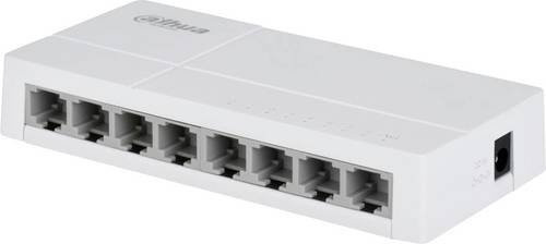 Dahua Technology DH-SF1008L Netzwerk Switch in Weiß mit 1.6 GBit/s Ethernet/LAN - Bild 1