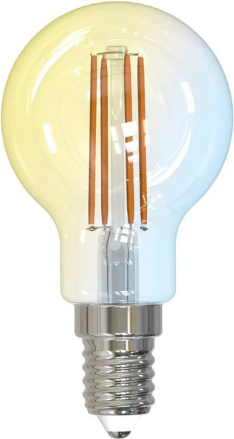 LUUMR Smart LED Filament Leuchtmittel E14 Tropfenform in Weiß aus Glas mit WLAN und Tuya-Unterstützung für Amazon Alexa und Google Assistant - Bild 1
