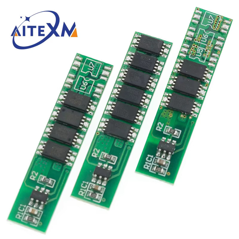 AITEXM ROBOT BMS PCM Batterieschutzplatine für 18650 Li-Ion Akkus, 1S 15A 3,7V, Farbe: Grün - Bild 3