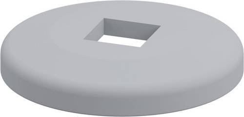 Blickle Abweisrad AG 100/V25 aus Kunststoff in Grau mit einem Durchmesser von 100 mm - Bild 1