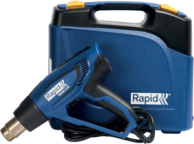 Rapid Heißluftgebläse R2200-LCD, 2200 W, 61 Temperaturstufen, Blau - Bild 2