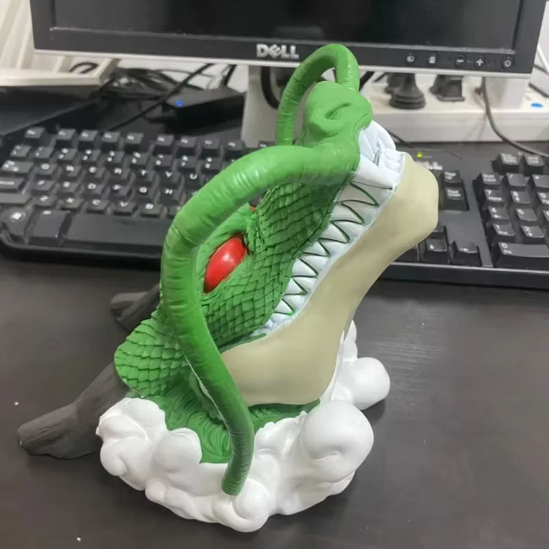 Bandai Shenron Dragon Ball Figur Spardose in Grün aus Kunststoff als Anime Deko und Geschenk - Bild 4