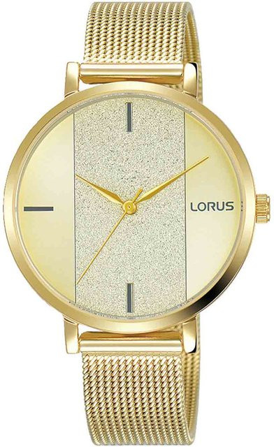 Lorus Armbanduhr, Quarz, Edelstahl, Gold, 34 mm, Damen - Bild 1