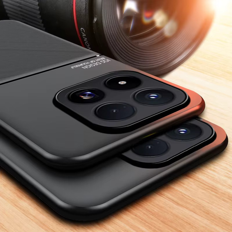 Stoßfeste Magnet Shell Back Case Hülle für Xiaomi 17 Max und 17 Pro Max in Schwarz - Bild 3
