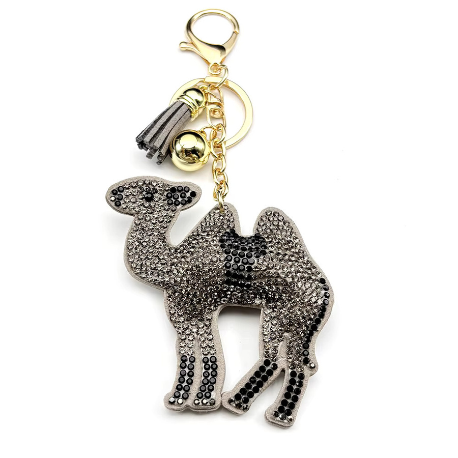 AFAWA Schlüsselanhänger Wüstenkamel, Kristall, Gold, Unisex - Bild 2