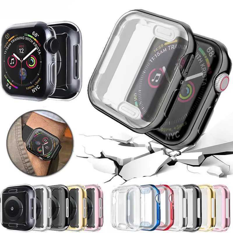 NEY Uhrenhülle für Apple Watch, Silikon, Clear Protector, Unisex - Bild 3