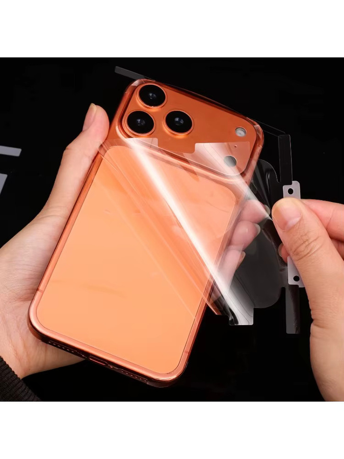 2er-Pack Hydrogel-Displayschutzfolien und Rückseitenfolien für Apple iPhone 17 Pro Max, 17 Air und 17 Pro, transparent - Bild 6