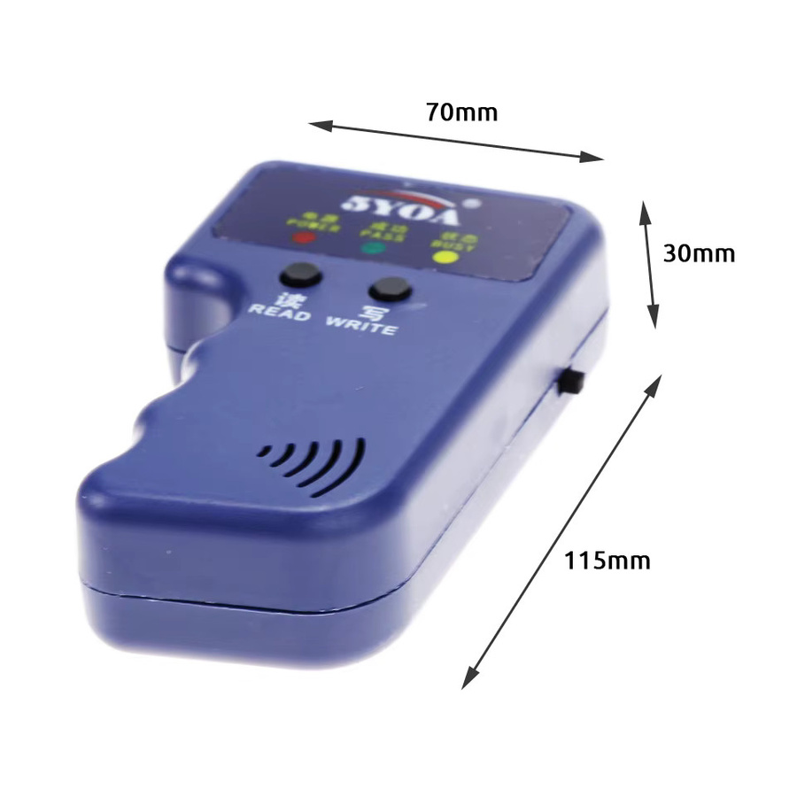 5YOA RFID ID Karten Kopierer und Duplizierer für 125 KHz EM4100 und T5577 in Blau - Bild 2