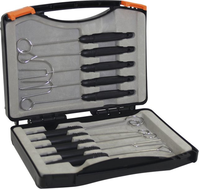 Schneider Pralinentunkgabel-Set 10-teilig in Schwarz, Länge: 24 cm, Breite: 19,5 cm - Bild 1