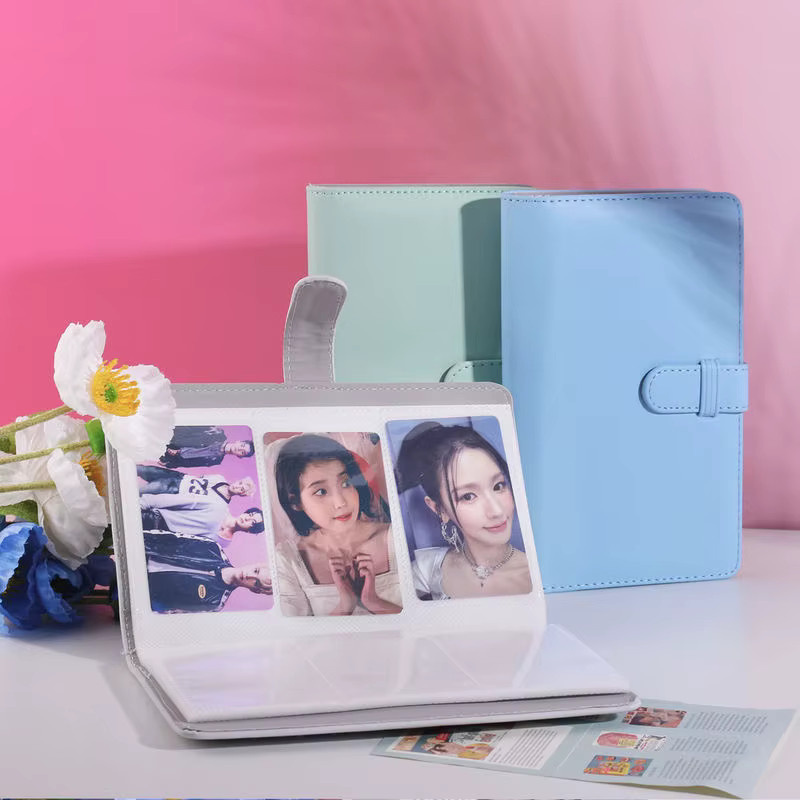 Tragbares 3-Zoll-Fotoalbum für Fujifilm Instax Mini 12 in Blau mit 108 Blättern zum Sammeln von Fotos und Tickets - Bild 1