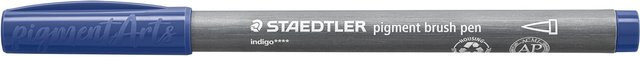 Staedtler Pigment Brush Pen in Indigo Blau - Bild 1