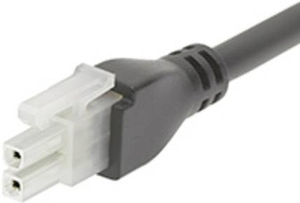 Molex Buchsengehäuse-Kabel in Schwarz und Weiß mit 4,2 mm Rastermaß, Artikelnummer 2451350210 - Bild 1