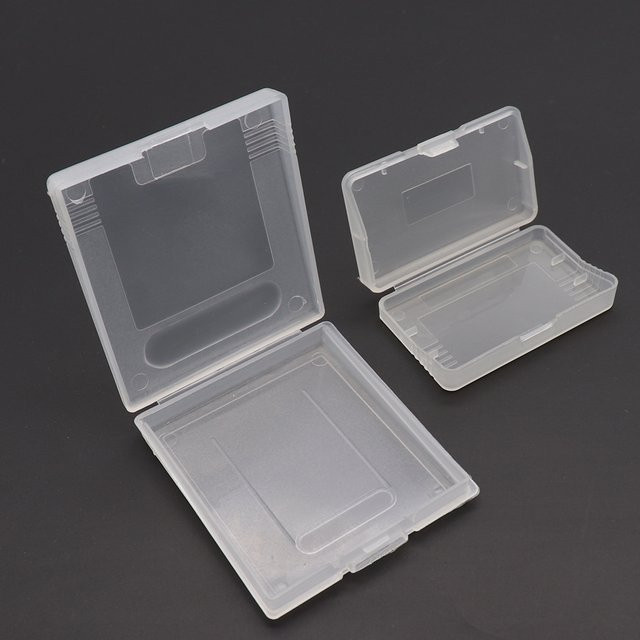 TingDong 5er Set transparente Spielkassettenhüllen für Gameboy Advance GBA, Gameboy Color GBC und Pocket, staubdichte Kunststoffboxen für Retro-Spiele - Bild 1