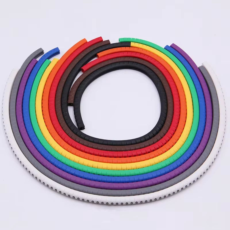 Kabelmarkierungsetikett EC-0 mit Nummern 0 bis 9 für Kabelgrößen 1,5-6,0 SQMM in gemischten Farben aus PVC - Bild 4