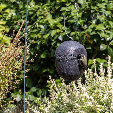CJ Wildlife WoodStone Nistkasten Malaga aus Holzbeton in Schwarz