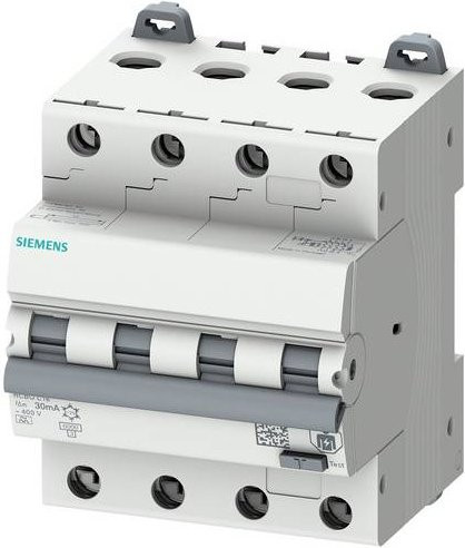 Siemens RCBO FI-Schutzschalter/Leitungsschutzschalter in Weiß mit 6,0 A - Bild 1